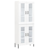 Highboard White 69.5x34x180 cm Engineered Wood 3198281