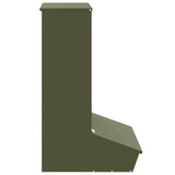 Pig Feeder Olive Green 55 x 51 x 91.5 cm Cold-Rolled Steel 874640