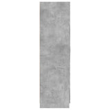 Wardrobe Concrete Grey 80x52x180 cm Engineered Wood 800625