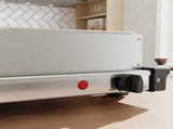 4.5L Stainless Steel Electric Buffet Server, with 3x Trays and Lids, Set of 2 T3398P378831