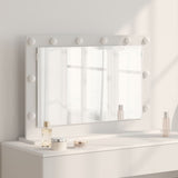 Vanity Mirror White 80 x 15 x 18 cm Glass and Engineered wood 868293