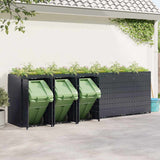 Wheelie Bin Storage for 6 Bins Anthracite 408 x 77.5 x 121.5 cm 3394747