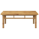 ZNTS Coffee Table 90x50x35 cm Bamboo 366469