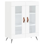 Highboard White 69.5x34x180 cm Engineered Wood 3198249