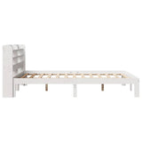 Bed Frame with Headboard without Mattress White 150x200 cm King Size 3306791