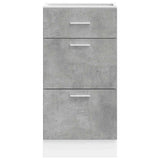 Bottom Cabinet Lyon Concrete Grey 40x46x81.5 cm Engineered Wood 854214