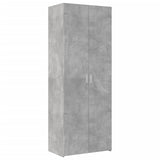 Storage Cabinet Concrete Grey 70x42.5x225 cm Engineered Wood 3281325