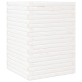 Garden Planter White 50x50x68.5 cm Solid Wood Pine 3282465