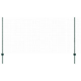 Green Fence Posts 22 pcs Green Metal 3335920