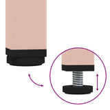 Bedside Cabinets 2 pcs Pink 36x39x68 cm Steel 843069