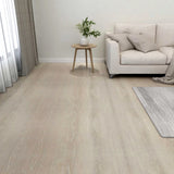 Self-adhesive Flooring Planks 55 pcs PVC 5.11 m Beige 324652
