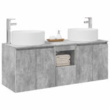 Bathroom Cabinet Set 3 pcs Concrete Grey 49.5 x 44.5 x 65.5 cm 3405740