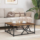 Coffee Table Old Wood 70 x 70 x 30 cm Engineered Wood 882772