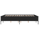 ZNTS Bed Frame without Mattress Black 120x200 cm 3279802