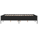 Bed Frame without Mattress Black 150x200 cm King Size 3279792