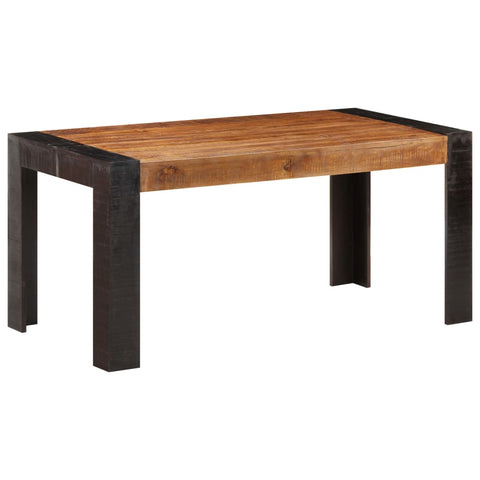 ZNTS Dining Table 160x80x76 cm Solid Mango Wood 3060200