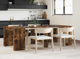 Dinning Table 180 x 85 x 75 cm Engineered Wood Smoked Oak 3424942