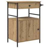 Kitchen Trolley Artisan Oak 56 x 43 x 89.5 cm Engineered Wood 871667