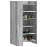 Shoe Cabinet Grey Sonoma 52x37.5x100 cm Engineered Wood 848449
