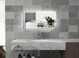 70 x 50cm LED Bathroom Mirror with Lights, Dimmable Makeup Mirror, Vanity Mirror with 3 Colour, T3398P328145