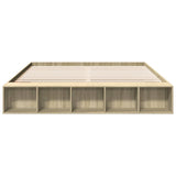 Bed Frame without Mattress Sonoma Oak 180x200 cm Super King 3280547