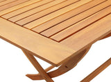 Sydney Rectangle Table Brown 110 x 55 x 75 cm Solid Acacia Wood 42003620
