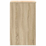Garage Storage Cabinet Sonoma Oak 40x51x85 cm Solid Wood Pine 860564