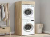 Wash Machine Cabinet Sonoma 67.5 x 68 x 200 cm Engineered wood 3422786