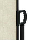 Retractable Side Awning Cream 220x600 cm 4004565
