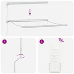 Retractable Awning Manual Light grey 300 x 250 cm Fabric, Metal 3330100