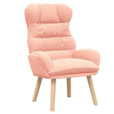 Armchair Pink 69 x 74 x 93 cm Sherpa Fabric 42001882