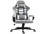 Gaming Chair, Computer Desk Chair with Lumbar Support, Faux Leather Racing Chair with Headrest and T3398P377472