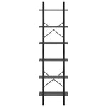 ZNTS Storage Shelf Grey 60x30x210 cm Engineered Wood 806519