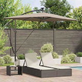 Umbrella Taupe 294 x 200 x 270 cm Polyester and Aluminium 42003394