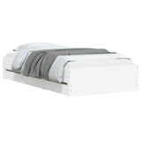 Bed Frame with Storage White 80 x 200 cm Engineered Wood 3429605