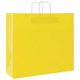 ZNTS Paper Bags 250 pcs with Handles Yellow 54x15x49 cm 4102018