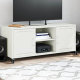 TV Cabinet White 100.5x39x43.5 cm Steel 846667