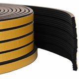 Self-Adhesive Window Seal Black 15 x 8 mm 100 m EPDM Foam 42038137