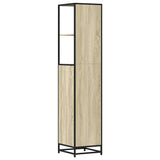 Bathroom Cabinet Sonoma Oak 35x37.5x166 cm Engineered Wood 849245