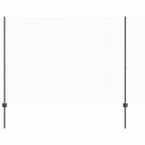 Welded Wire Fence 10 x 1.6 m PVC-Coated Steel Grey Mesh 3336838