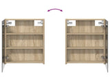 Bathroom Mirror Cabinet Sonoma Oak 40 x 10.5 x 60.5 cm 889025