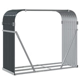 Log Holder Anthracite 120x45x100 cm Galvanised Steel 364563