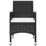 Garden Dining Set Black, Cream White 3095863