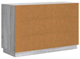 Sideboard Grey Sonoma 89 x 34.5 x 77 cm Engineered Wood 895341