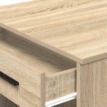 ZNTS Desk with Drawer and Shelf Sonoma Oak 102x62x77.5 cm Engineered Wood 858688