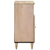 Side Cabinet 60x33x75 cm Solid Wood Mango 358273