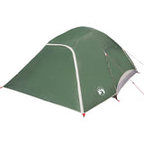 Camping Tent Dome 4-Person Green Waterproof 94719