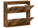 Wall-Mounted Shoe Cabinet BREDA 71 x 17 x 86 cm Engineered Wood 897520