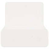Bedside Table 2 pcs White 44 x 32.5 x 40 cm Solid pine wood 873490