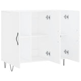 Sideboard White 90x34x80 cm Engineered Wood 828100